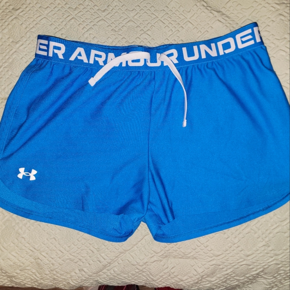 Under Armour Women's Vibrant Blue Athletic Shorts